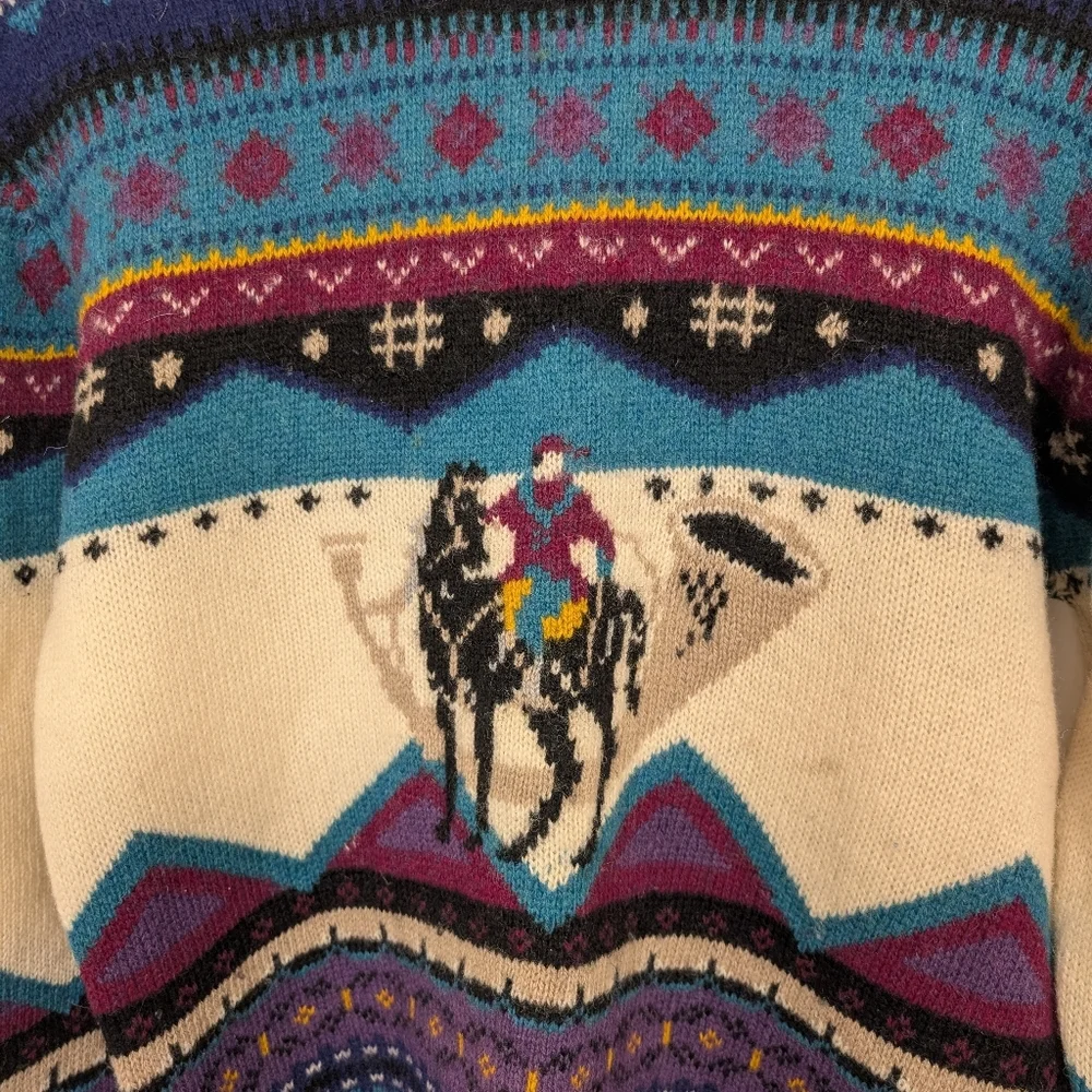 WOOLRICH VINTAGE WOOL KNIT SIZE X LARGE - Picture 2 of 6